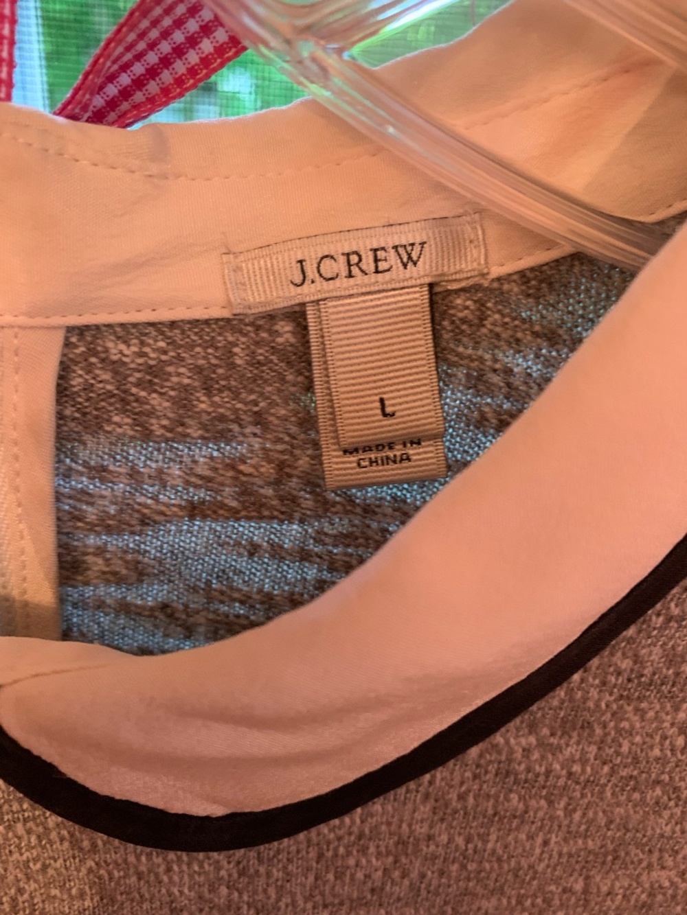 JCREW Peter Pan Collared Sweatshirt - Picture 7 of 9